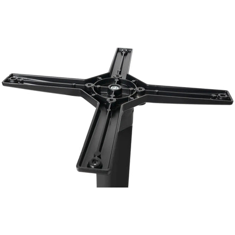 Nemo By Scab Design Table Base In Anthracite, View Of Top Palte