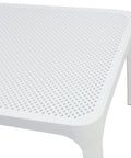 Net By Nardi Coffee Table In White, View From Front