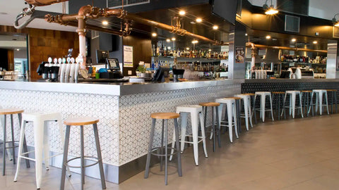 Nika Bar Stools In Front Bar At The Bartley Hotel