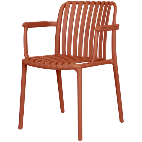 Olivia Armchair In Burnt Orange