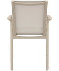 Pacific Armchair By Siesta With Taupe Frame And Taupe Mesh, Viewed From Behind