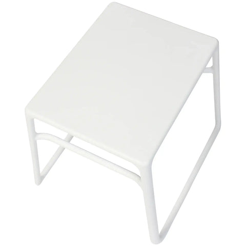 Pop Coffee Table In White, Viewed From Top