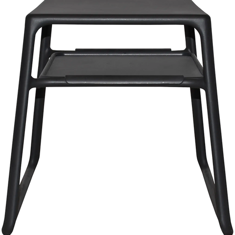 Pop Coffee Table In Anthracite, Viewed From Side