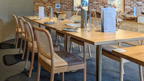 Sienna Chairs In Natural At Rezz Hotel