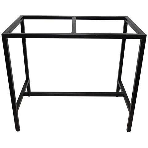 Richmond Bar Base In Black 120 By 70, Viewed From Front