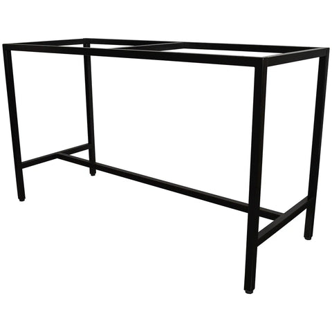 Richmond Bar Base In Black 180X70, Viewed From Front Angle