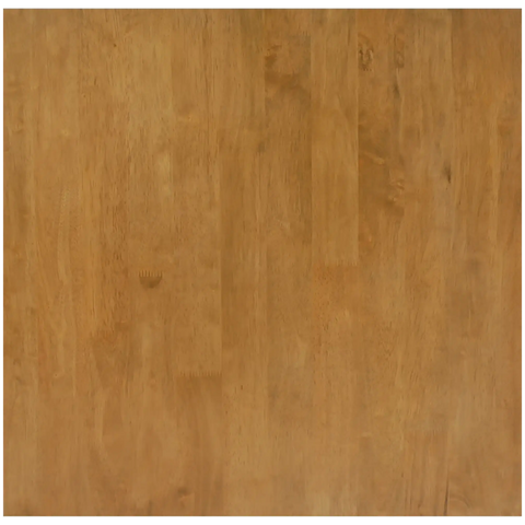 Rubberwood Table Top 80X80 In Light Oak, Viewed From Top