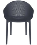 Sky Armchair By Siesta In Anthracite, Viewed From Front