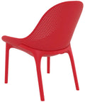 Sky Lounge Chair By Siesta In Red, Viewed From Behind On Angle