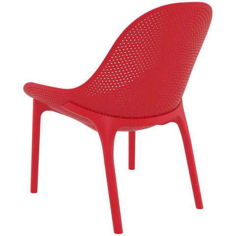 Sky Lounge Chair By Siesta In Red, Viewed From Behind On Angle