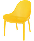 Sky Lounge Chair By Siesta In Yellow, Viewed From Angle In Front