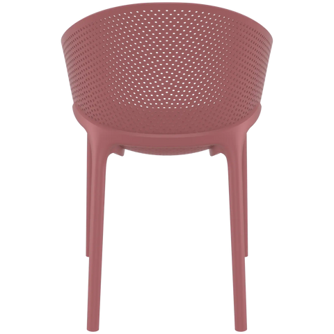 Sky Pro Armchair By Siesta In Marsala, Viewed From Behind