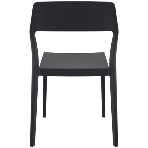 Snow Chair By Siesta In Black, Viewed From Behind