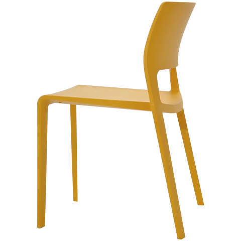 Sorrento Chair In Mustard, Viewed From Side