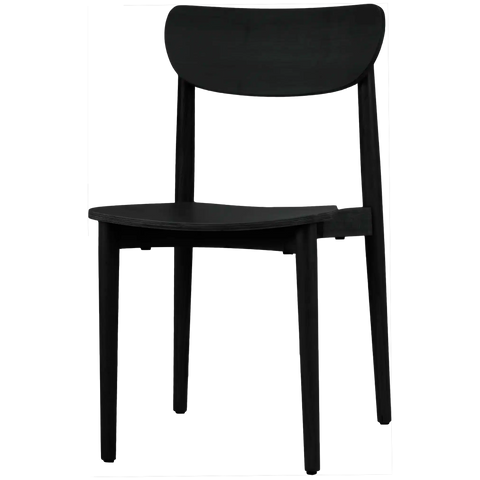 Stockholm Chair Black Timber Seat A2Copy