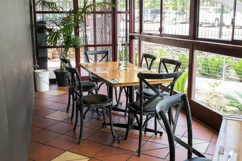 Monique Side Chairs In Alfresco Dining Area At The Gully Public House & Garden