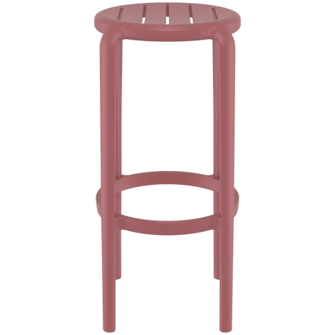 Tom Bar Stool By Siesta Marsala, Viewed From Side