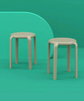 Tom Low Stool By Siesta In Taupe