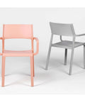 Trill Armchair By Nardi In Rosa And Light Grey