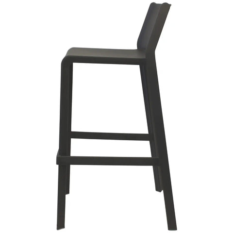 Trill Bar Stool By Nardi In Anthracite, Viewed From Side