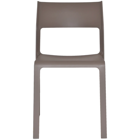Trill Chair By Nardi In Taupe, Viewed From Front