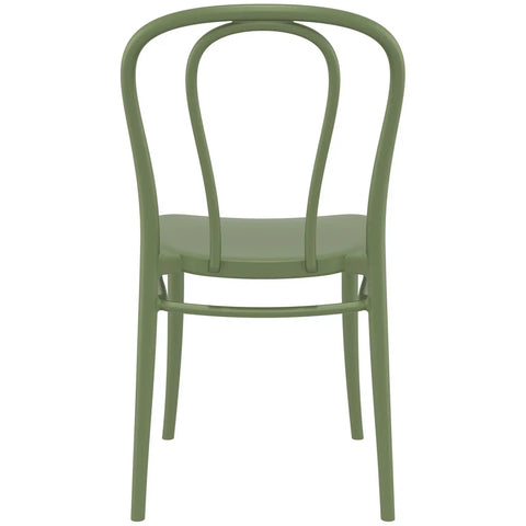 Victor Chair By Siesta In Olive Green, Viewed From Behind