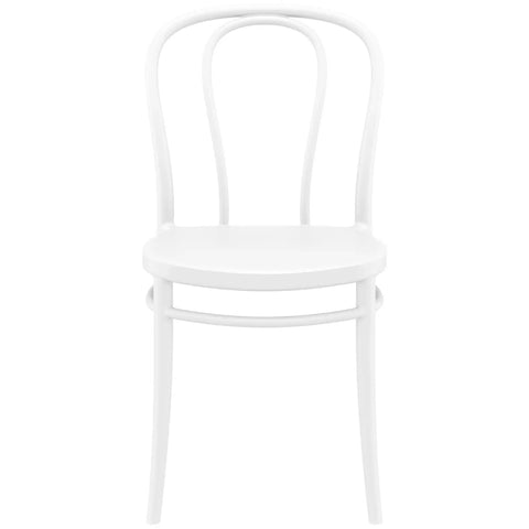 Victor Chair By Siesta In White, Viewed From Front