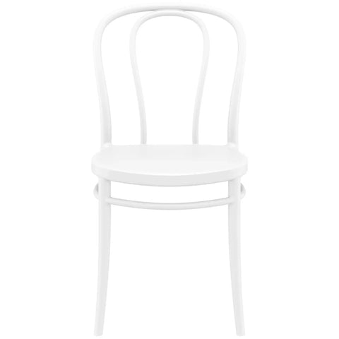 Victor Chair By Siesta In White, Viewed From Front