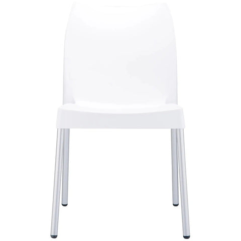 Vita Chair By Siesta In White, Viewed From Front
