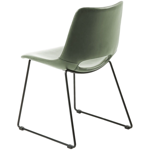 Ziggy Chair In Green, Viewed From Back Angle