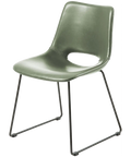 Ziggy Chair In Green, Viewed From Front Angle