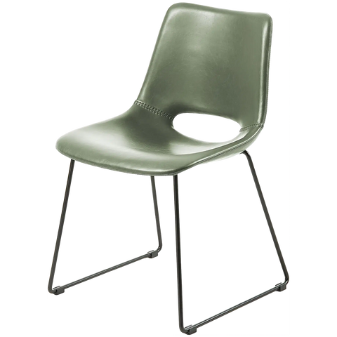 Ziggy Chair In Green, Viewed From Front Angle