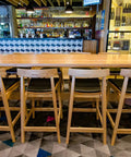Zolton Counter Stools And Custom Timber Table At The Highlander Hotel