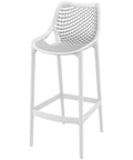 Air Bar Stool By Siesta In White, Viewed From Angle