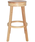 Bono Bar Stool In Natural, Viewed From Front