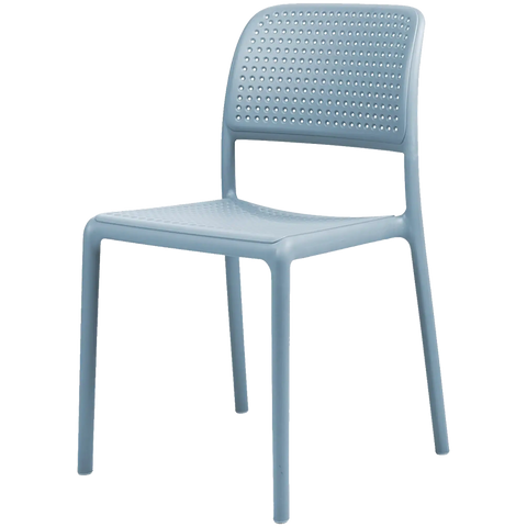 Bora Chair By Nardi In Blue, Viewed From Front Angle