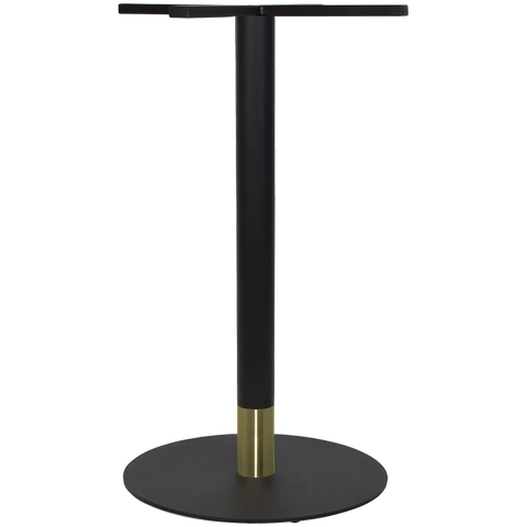 Carlita Bar Base With Black Column And Brass Collar With Black 540 Base