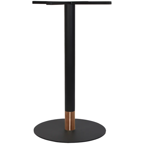 Carlita Bar Base With Black Column And Copper Collar With Black 540 Base