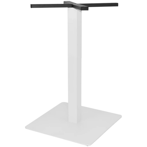 Carlton Square Pedestal With Matt White 450 Base, Viewed From Angle In Front