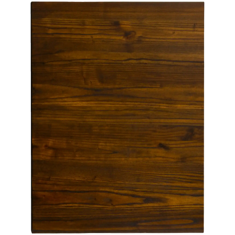 Elm Timber Table Top 600x800 In Walnut Stain