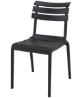 Helen Chair By Siesta In Black, Viewed From Angle In Front