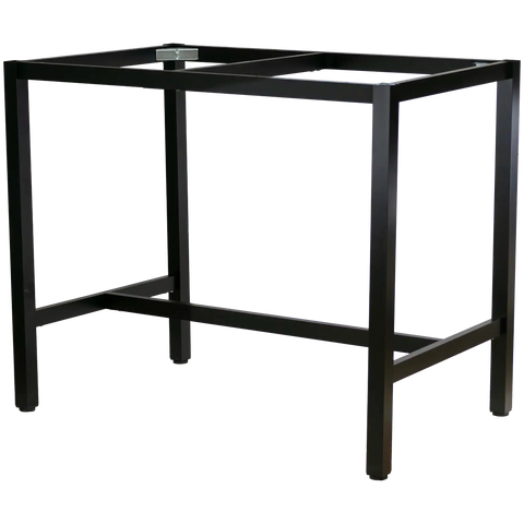 Henley Bar Table Frame In Satin Black To Suit 1200x800 Top