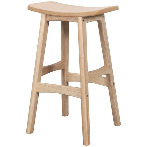 Magnum Counter Stool With Natural Timber Seat And Natural Timber Frame