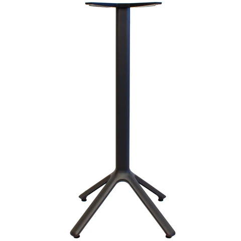 Nemo By Scab Design Bar Base In Anthracite, Viewed From Front