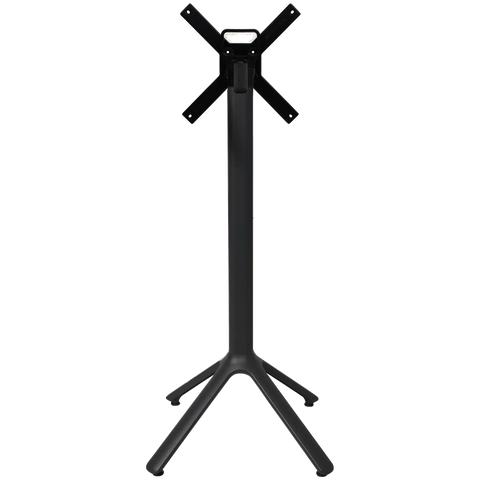 Nemo By Scab Design Folding Bar Base In Anthracite, Viewed From Front