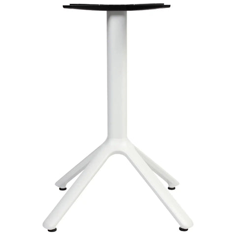 Nemo By Scab Design Table Base In White, Viewed From Front