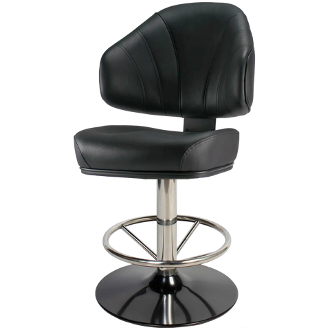 Stirling Gaming Stool Ss Black Disc A