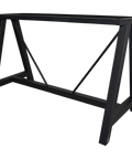A Frame Bar Base In Black 150X70 View From Front Angle