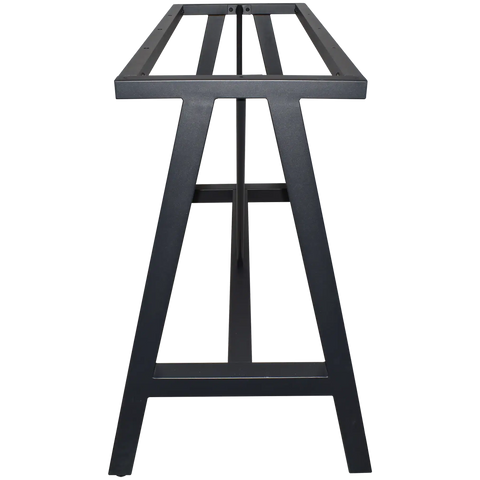 A Frame Bar Base In Black 150X70, Viewed From Side