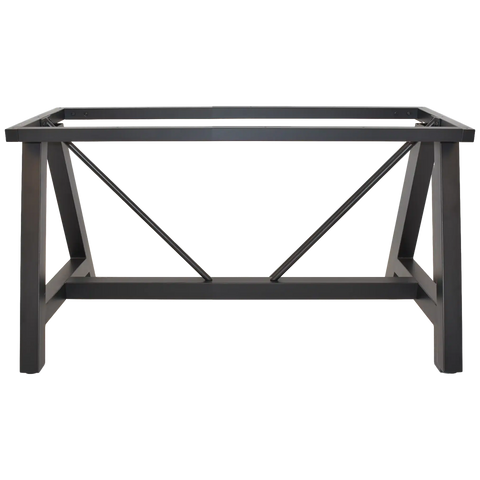 A Frame Table Base In Black 120X70 View From Front